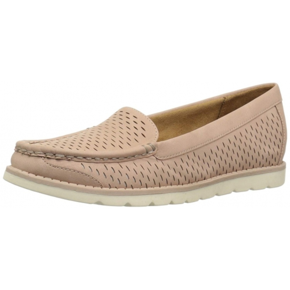 Natural Soul Women's ISLA Loafer Flat, Mauve - NEW